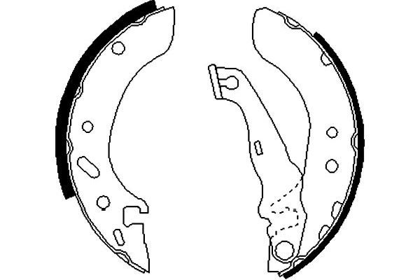 KAVO PARTS Jarrukenkäsarja BS-5418